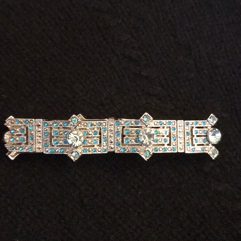🎁 3/$15 - Silver and Turquoise Bracelet